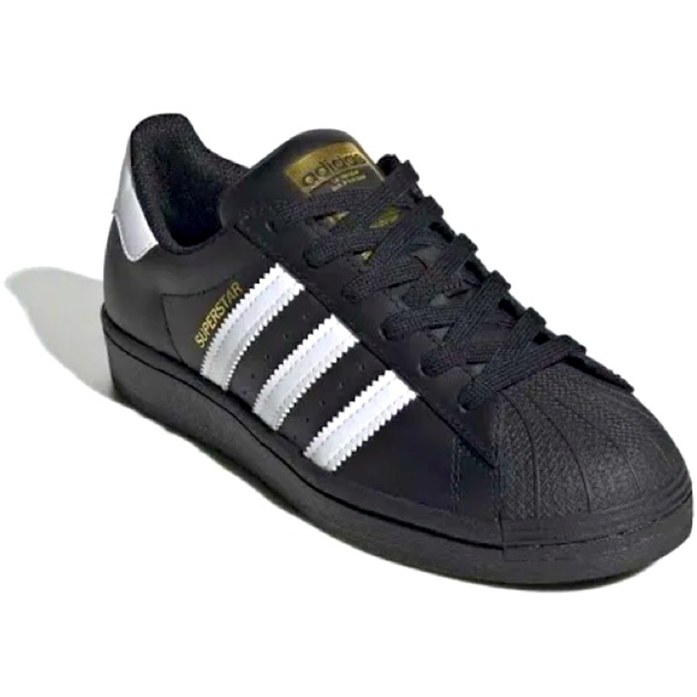 Black Adidas Superstars